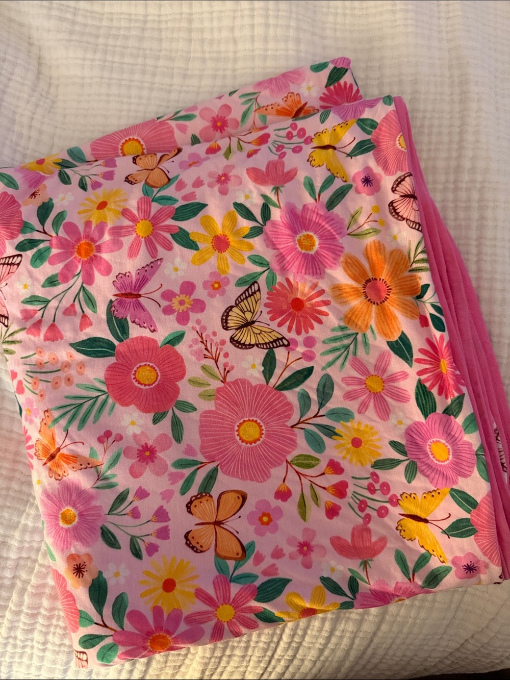 Butterfly Blooms Cloud Blanket
